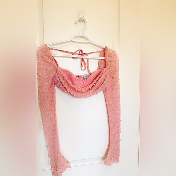 Co ord set Size is UK 6 US 2 Brand is Oh Polly, color- Rose - Picture 4 of 5